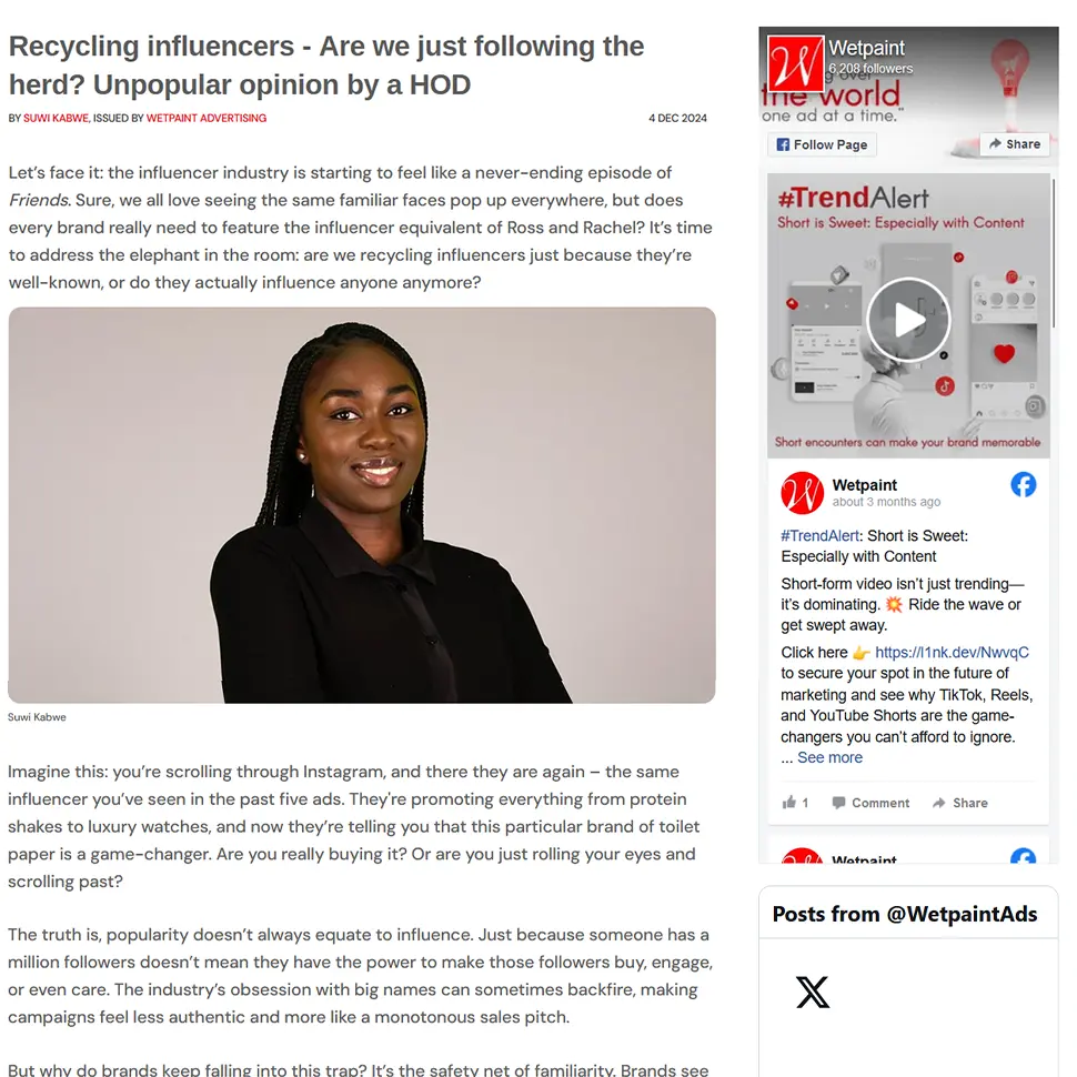 recycling influencers by HOD
